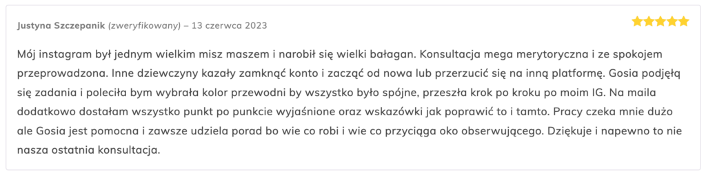 instagram szkolenie konsultacja