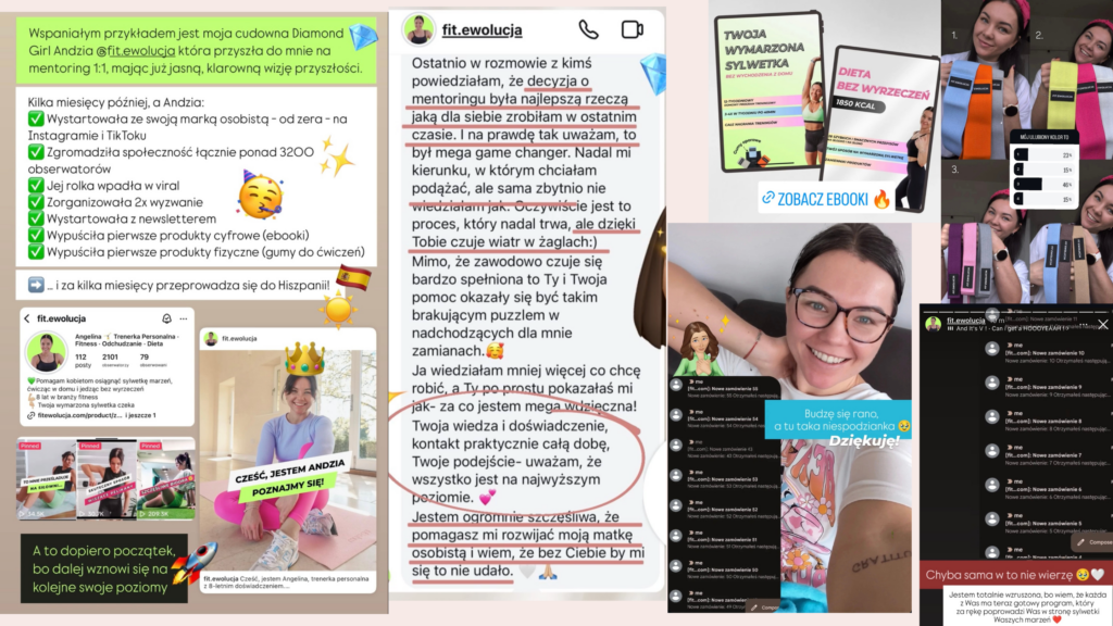 gosia karpińska biznes online instagram mentoring jak sprzedawać marka osobista