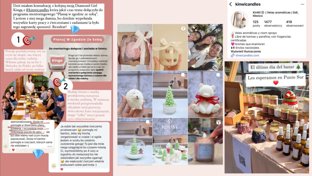 gosia karpińska biznes online instagram mentoring jak sprzedawać marka osobista
