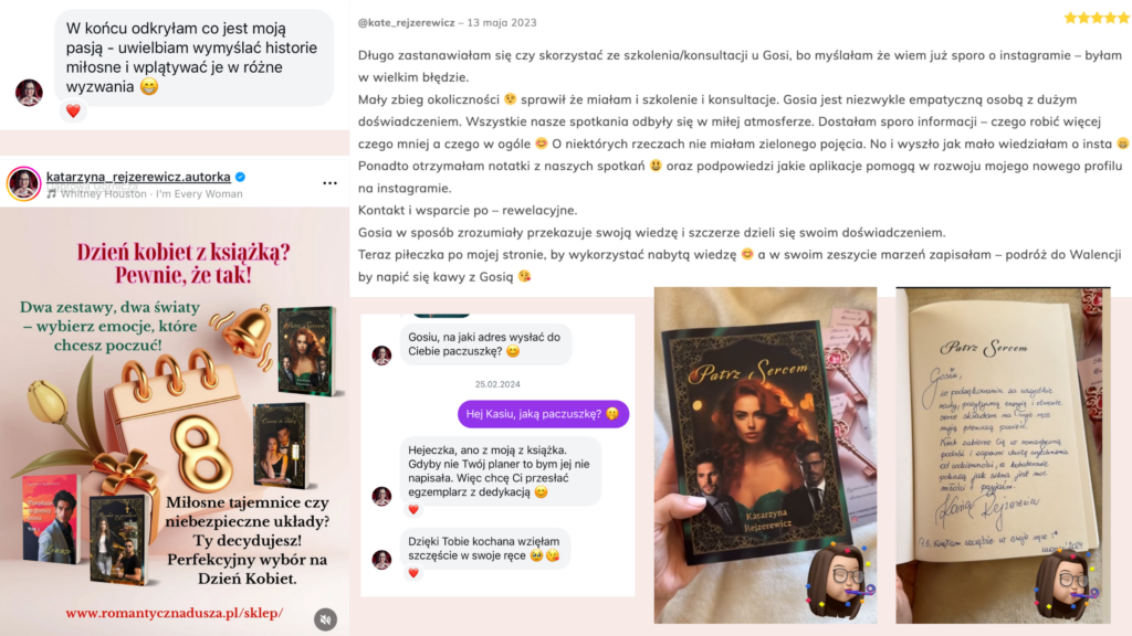 gosia karpińska biznes online instagram mentoring jak sprzedawać marka osobista