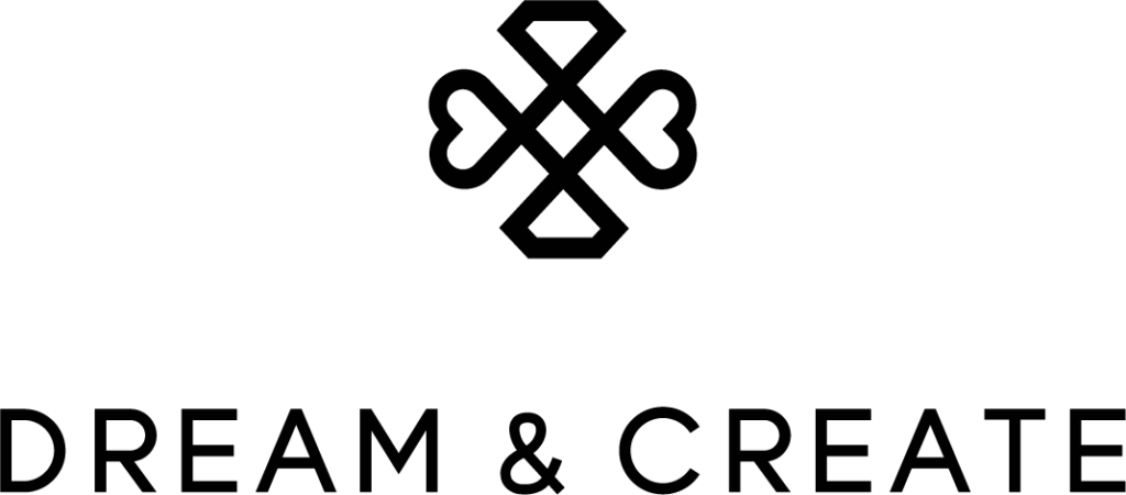 Logo-DreamCreate-rosegold-black