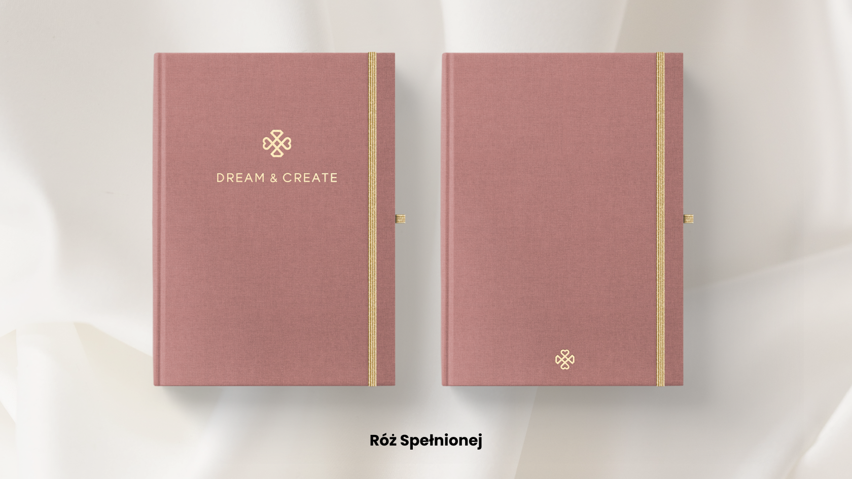 planer kalendarz 2026 brudny róż