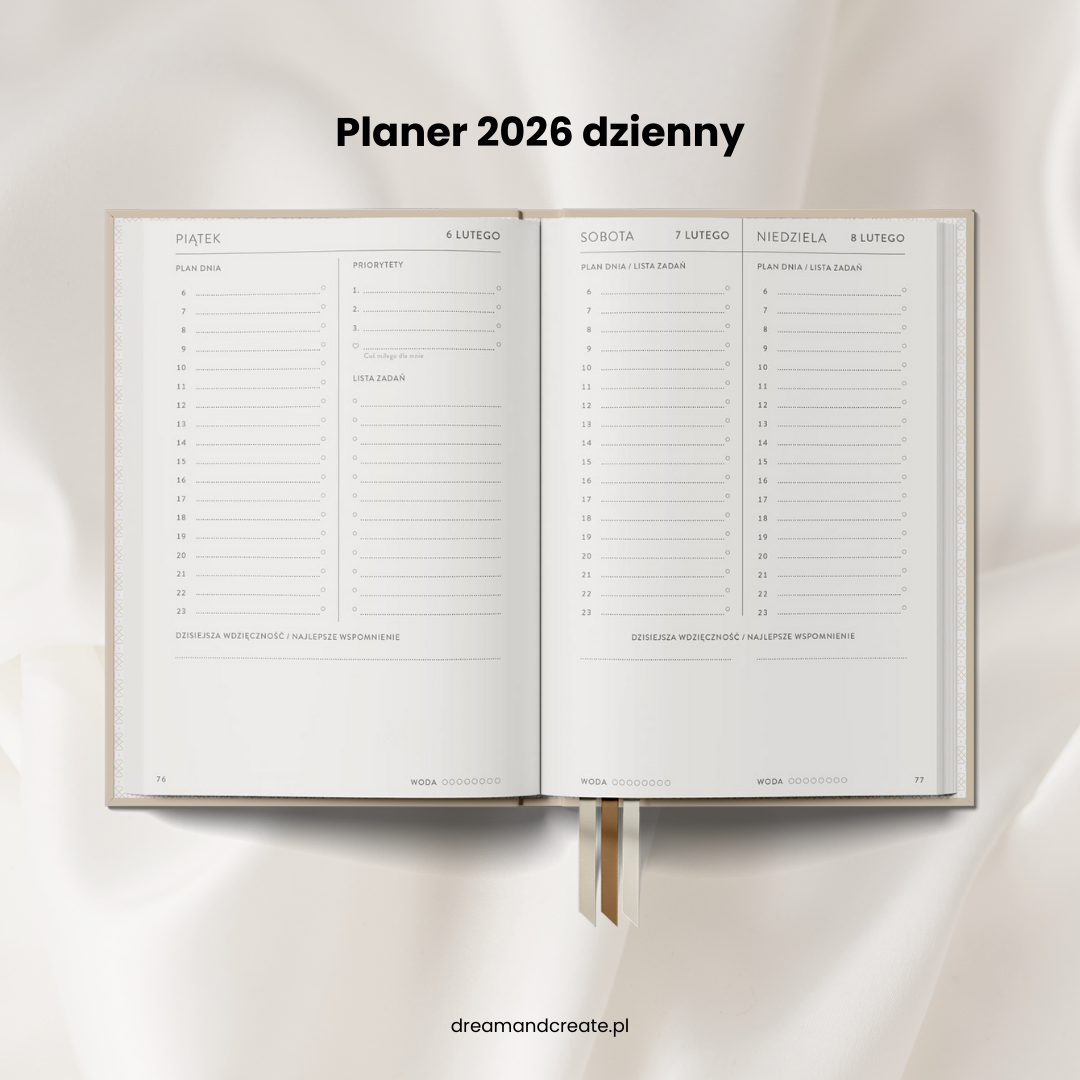 Planer kalendarz 2026 tygodniowy - Czerwień Niezależnej - obrazek 9