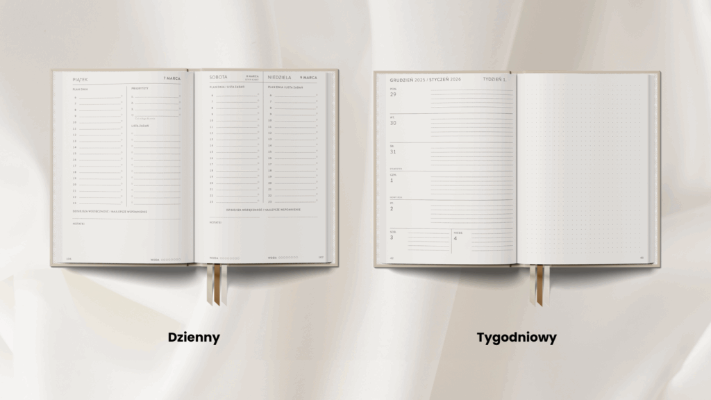 DREAM & CREATE planer 2026 dzienny tygodniowy